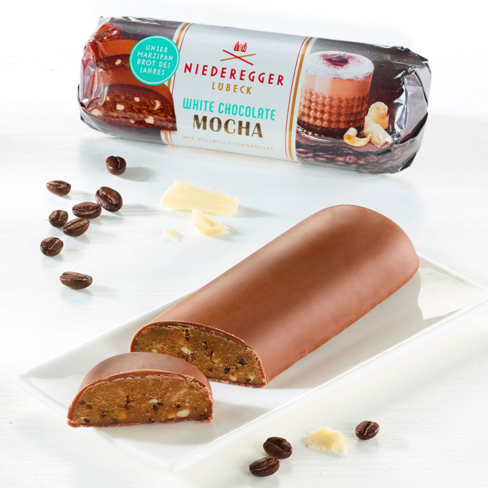 Niederegger Marzipanbrot Des Jahres Wei E Schokolade Mocca Schrader