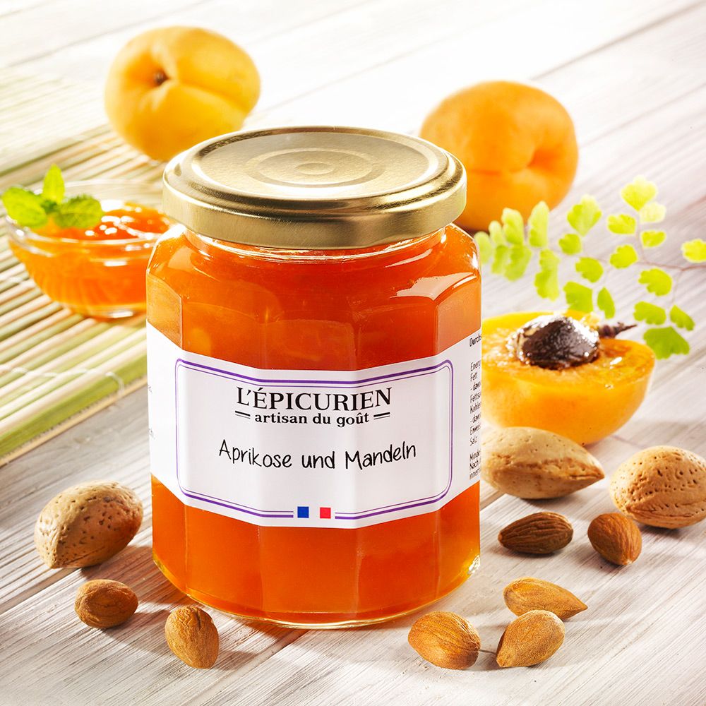 L'Épicurien Konfitüre Aprikose Mandeln