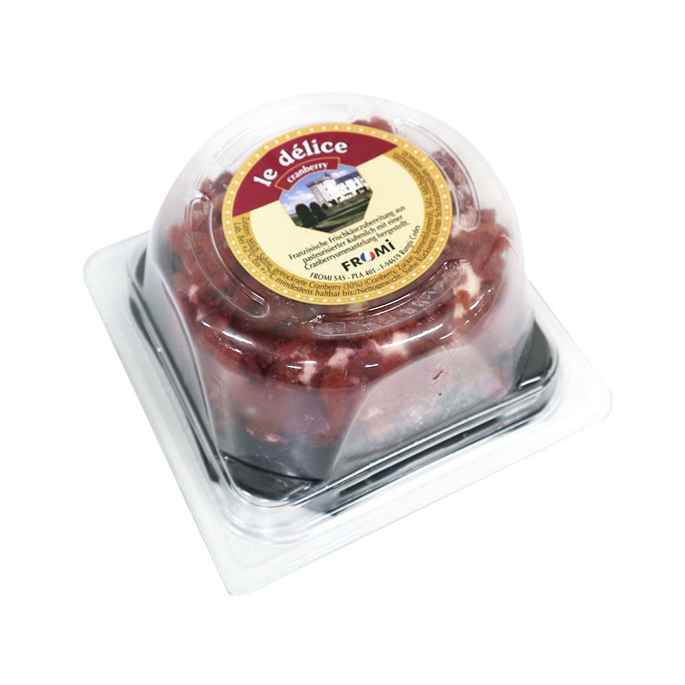 Käse Brillat Savarin Cranberry aus dem Burgund, im Stück