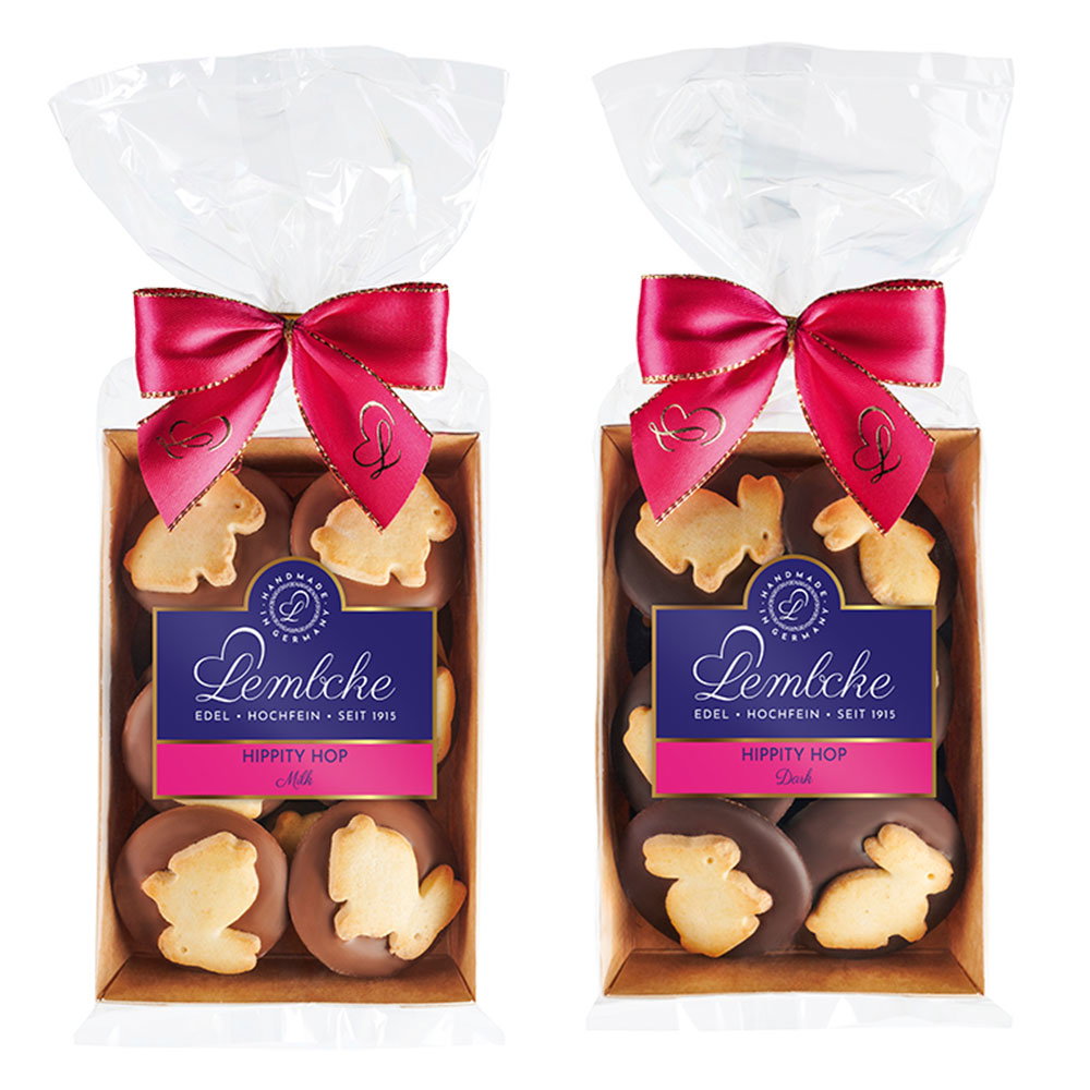 Schokoladen Buttergebäck Häschen 2er-Set