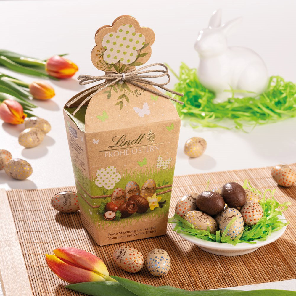 Lindt Natur Edition Mini-Eier in Köcher