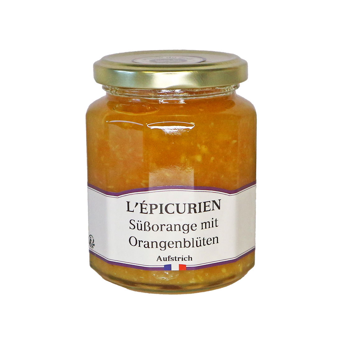 L'Épicurien Fruchtaufstrich Süßorange mit Orangenblüten
