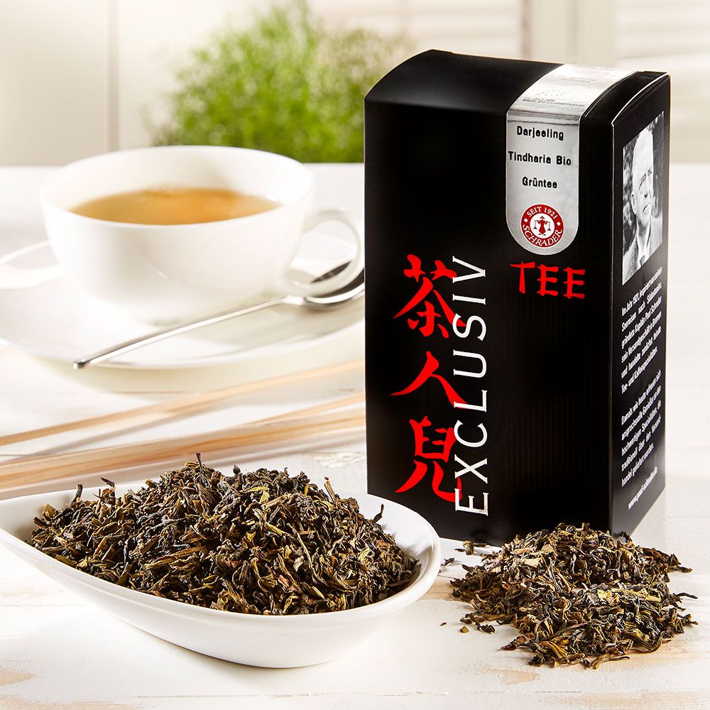 Schrader Grüner Tee Darjeeling Tindharia GFTGFOP1