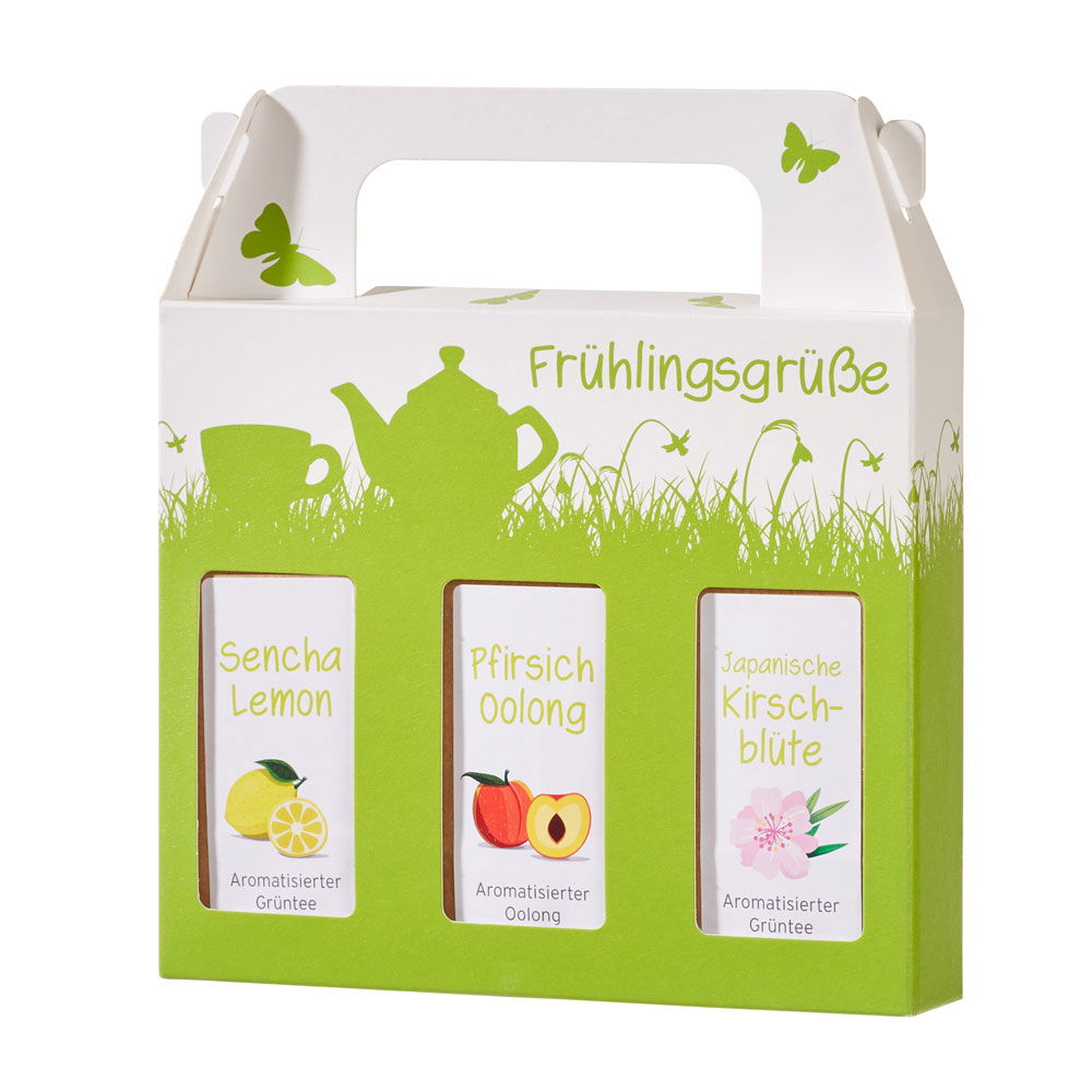 Rauf Tee Grüntee-Sortiment Frühlingsgrüße
