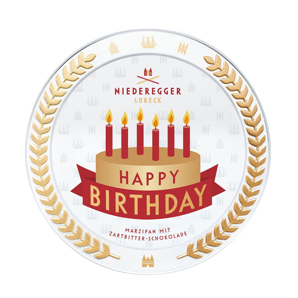 Niederegger Marzipantorte Happy Birthday