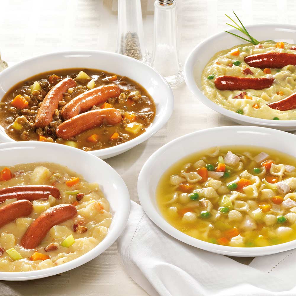 Suppenterrinen 4er-Set