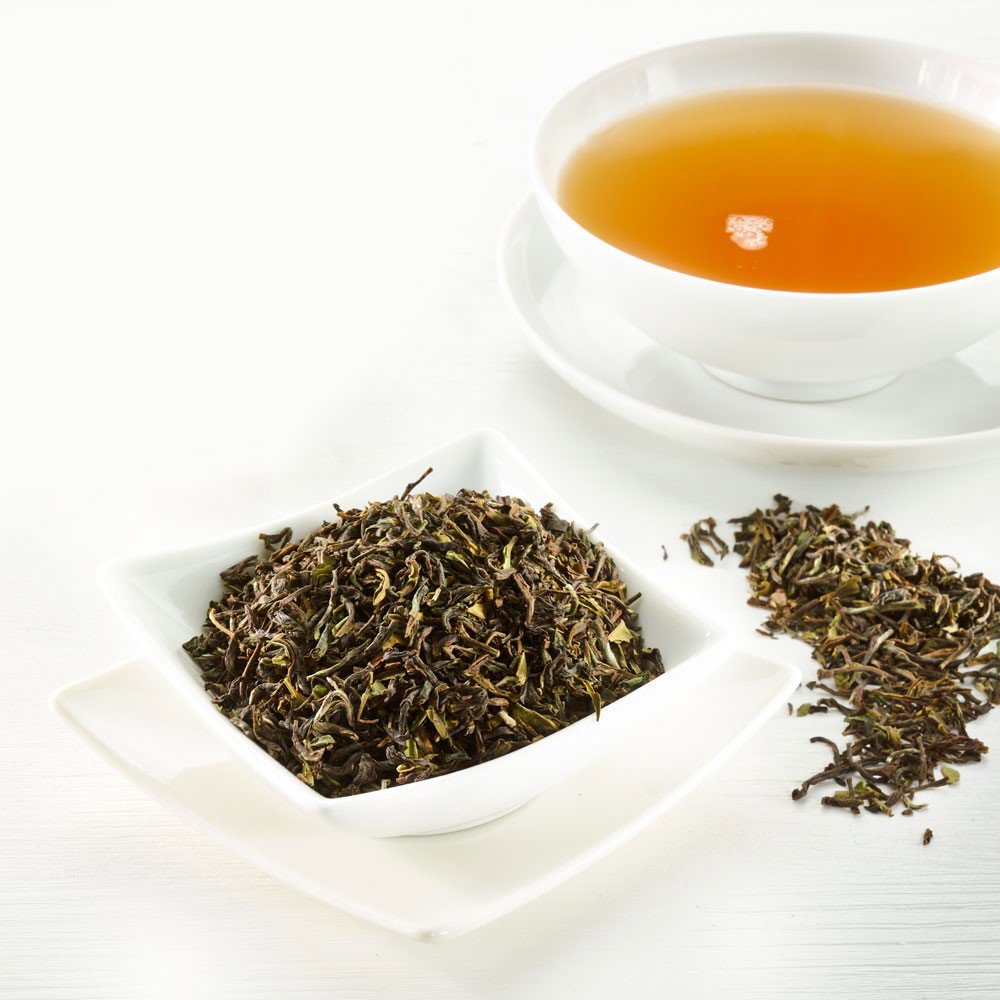 Schrader Schwarzer Tee Darjeeling First Flush Hochland Blend FTGFOP1 Bio