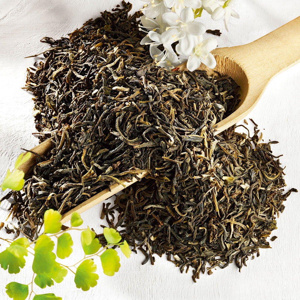 Schrader Jasmin Chung Hao, aromatisierter Grüntee Bio