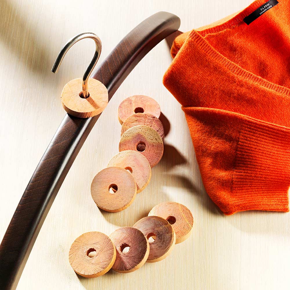 Redecker Rot Zeder Kleiderbügelscheiben