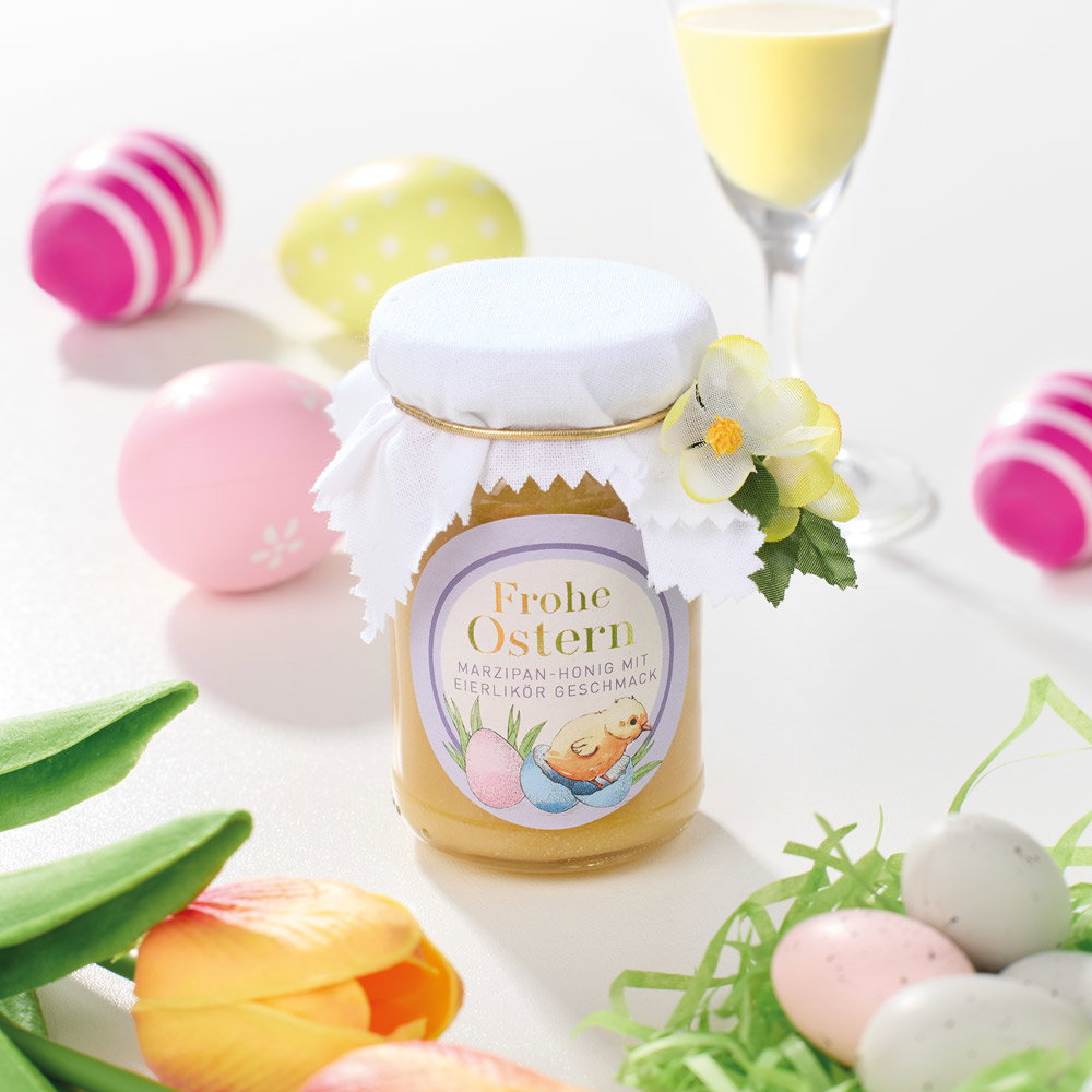 Marzipan-Honig mit Eierlikör-Geschmack
