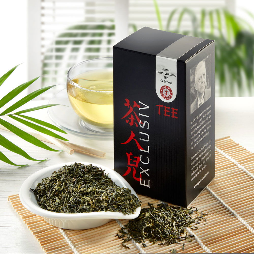 Schrader Grüner Tee Japan Tamaryokucha Bio