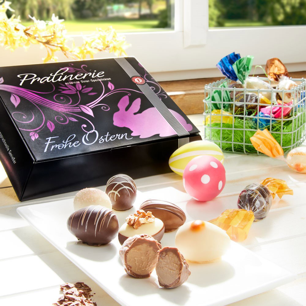 Schrader Ostereier Pralinen Sortiment mit Alkohol