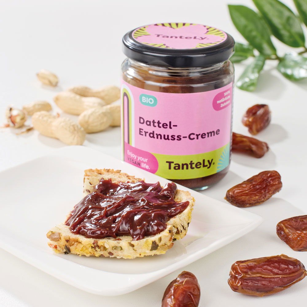 TanteLy Dattel-Erdnuss-Creme mit Kakao Bio