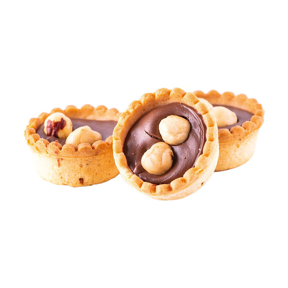 Italienisches Gebäck mit Nusscreme