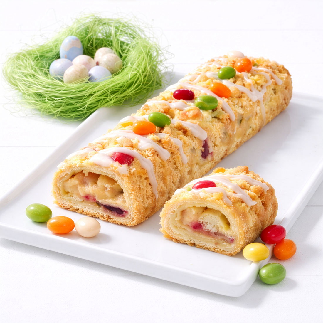 Osterstriezel Hefeteig-Gebäck