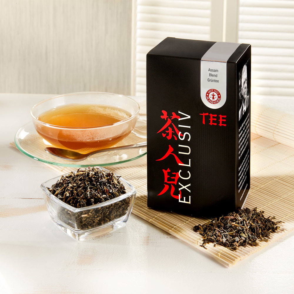 Schrader Grüner Tee Assam Blend