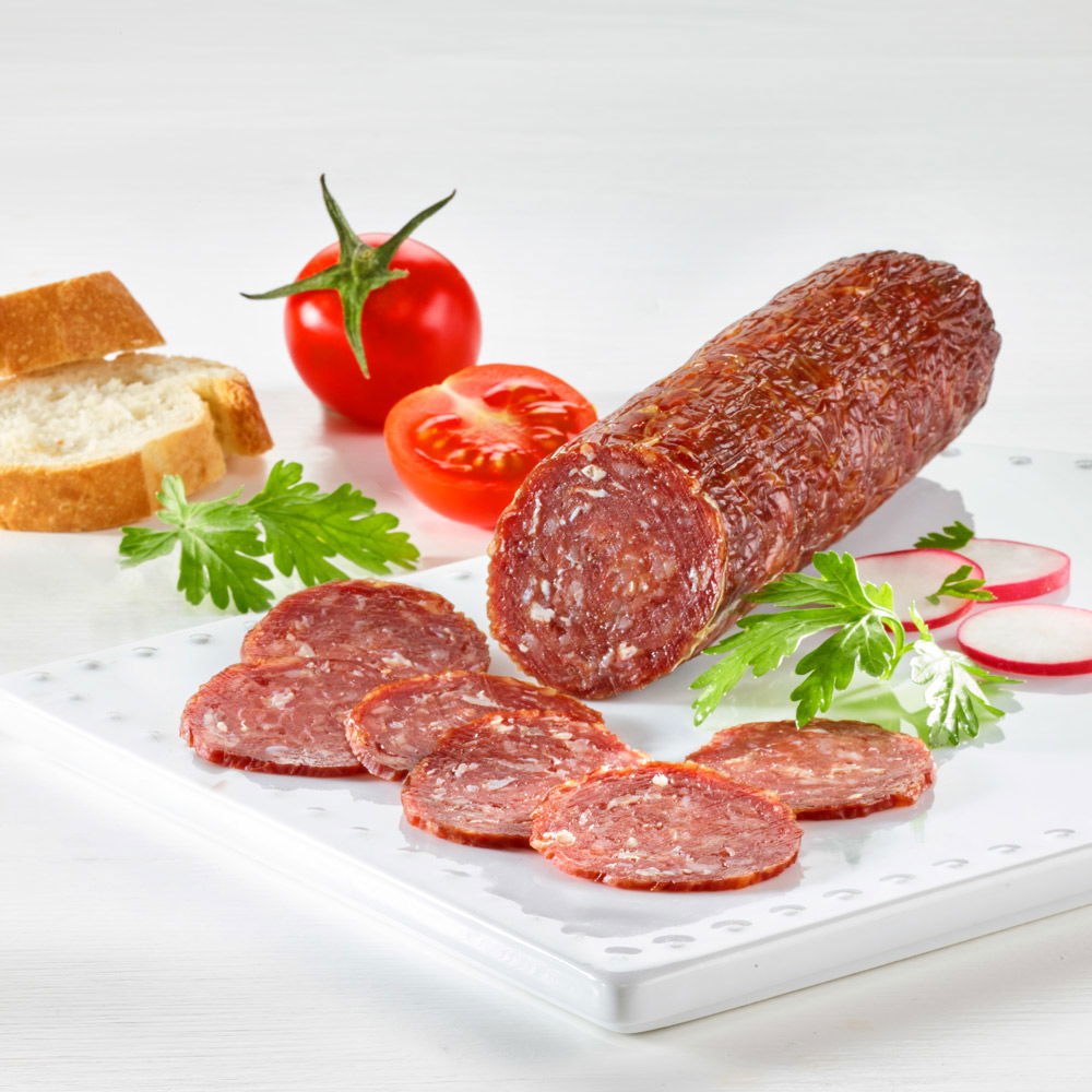 WILDHÜTERS Wildschwein-Salami, im Stück