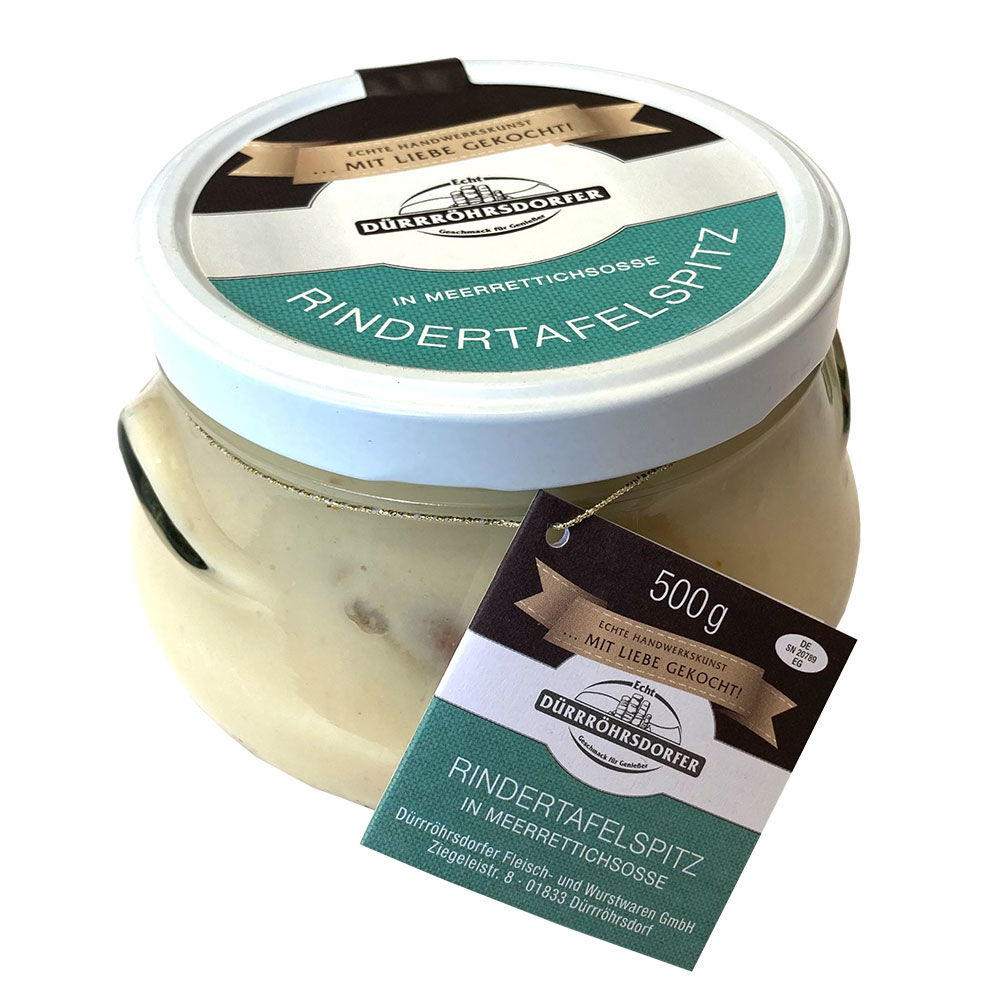 Dürröhrsdorfer Rinder-Tafelspitz in feiner Meerrettichsauce