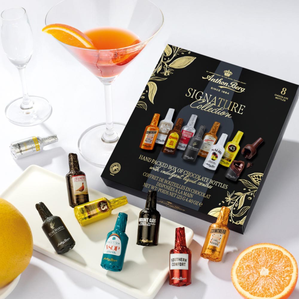 Anthon Berg Signature Collection Schokoladen Likör-Fläschchen