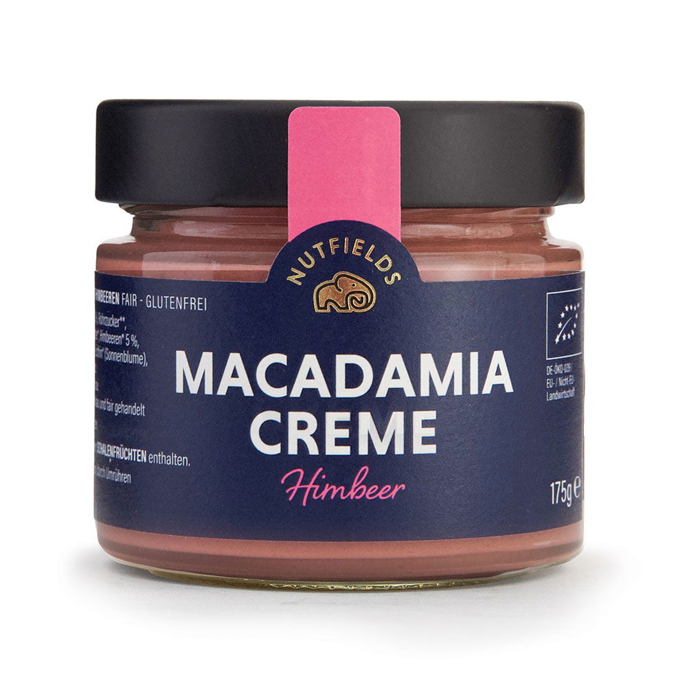 Macadamia-Himbeercreme Bio