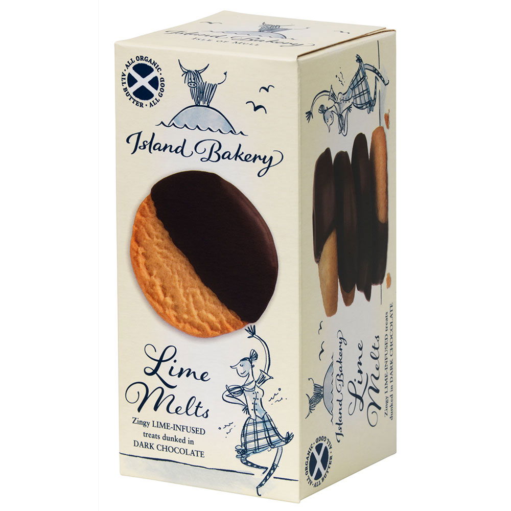 Island Bakery Buttergebäck Limette-Zartbitterschokolade Bio