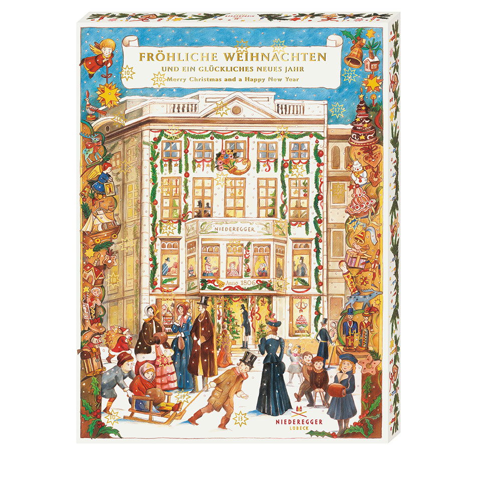 Niederegger Adventskalender "Café Niederegger" mit 32 Türchen