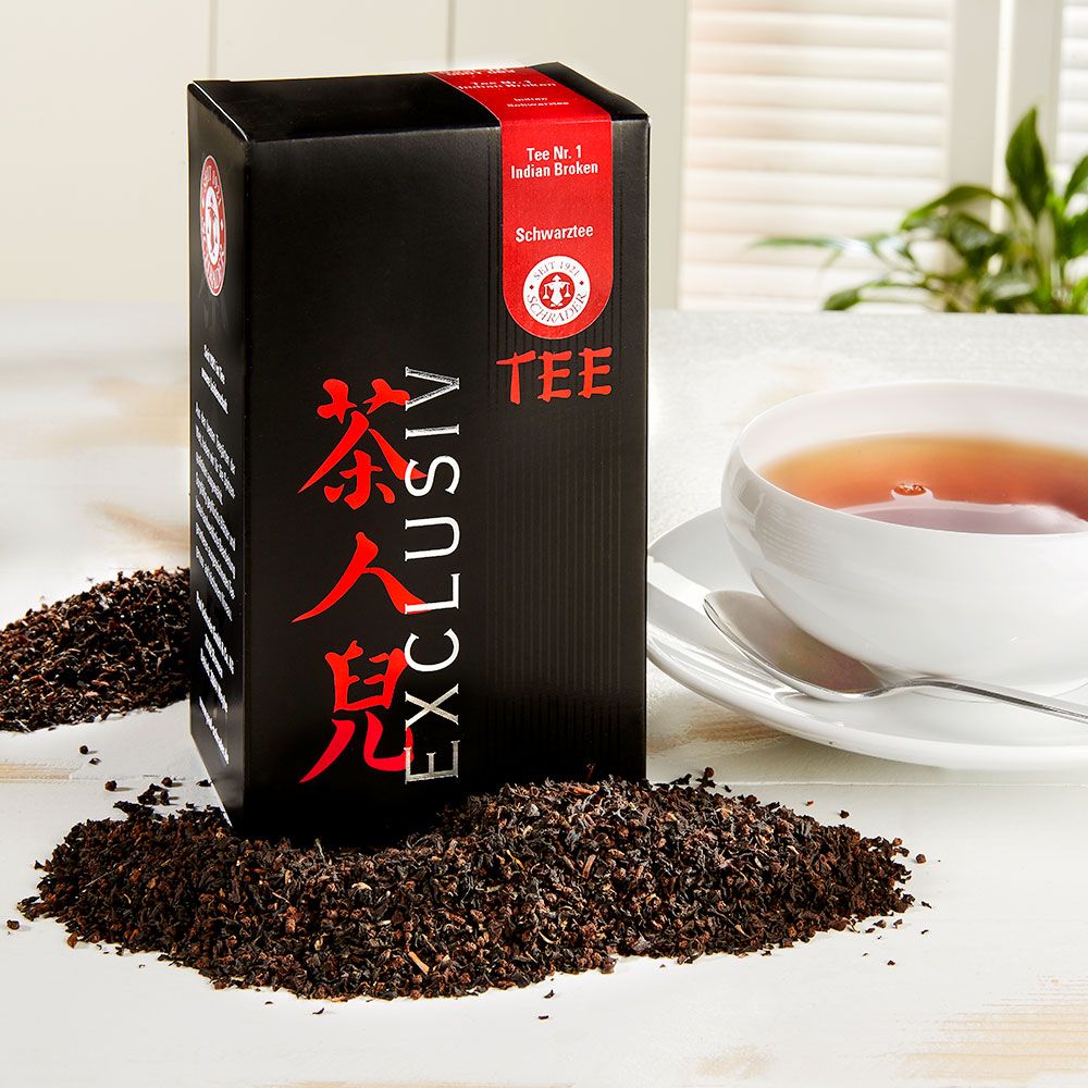 Schrader Tee Nr. 1 Schwarzer Tee Indian Broken