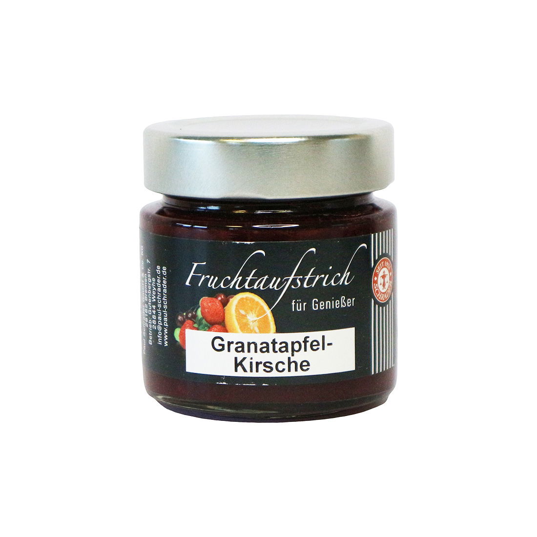 Schrader Fruchtaufstrich Granatapfel-Kirsche