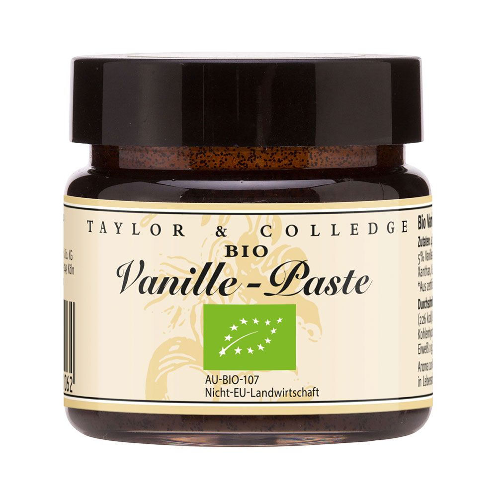 Vanillepaste aus natürlichen Vanilleschoten Bio 65g im Kunststofftiegel