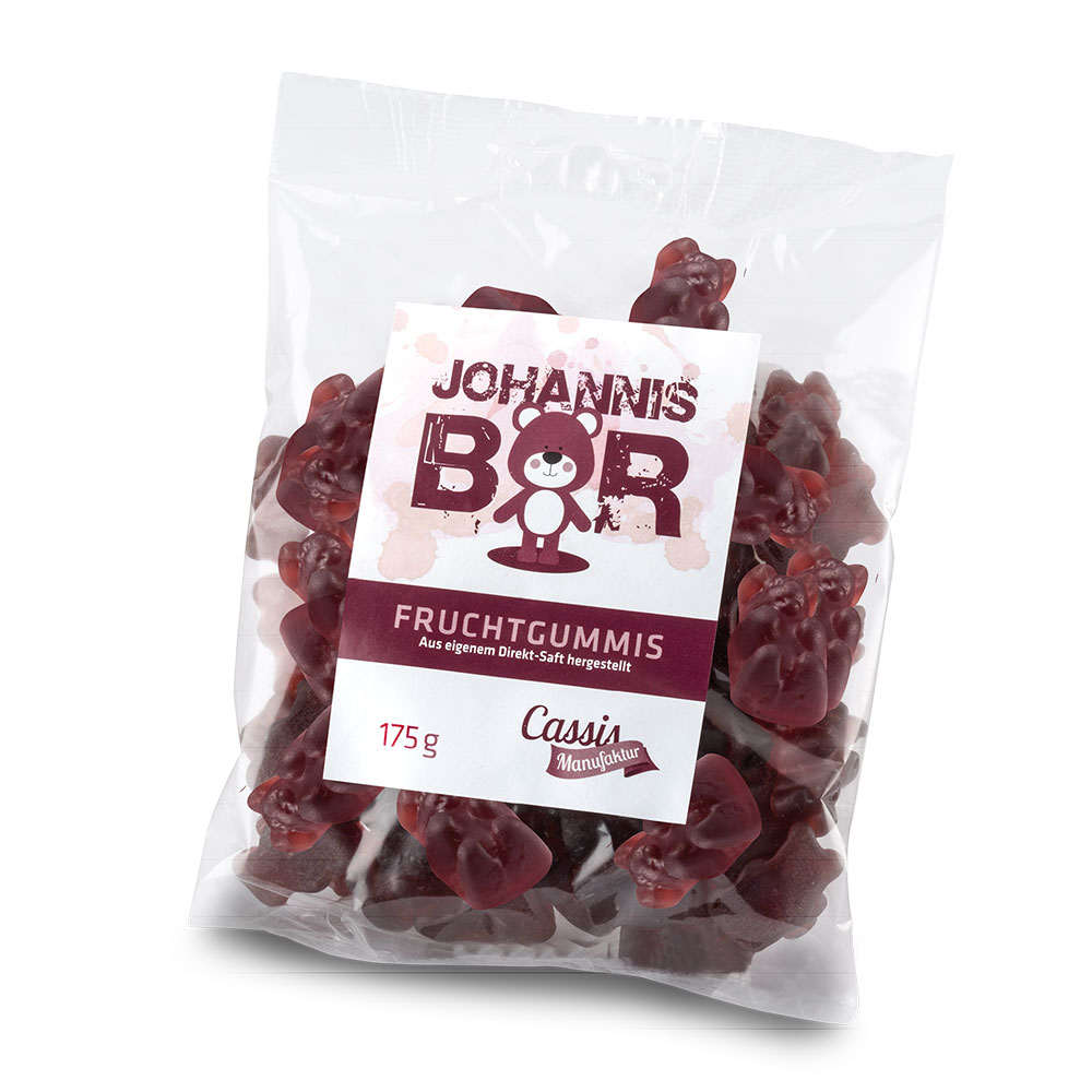 Fruchtgummi Schwarze Johannis-Bären