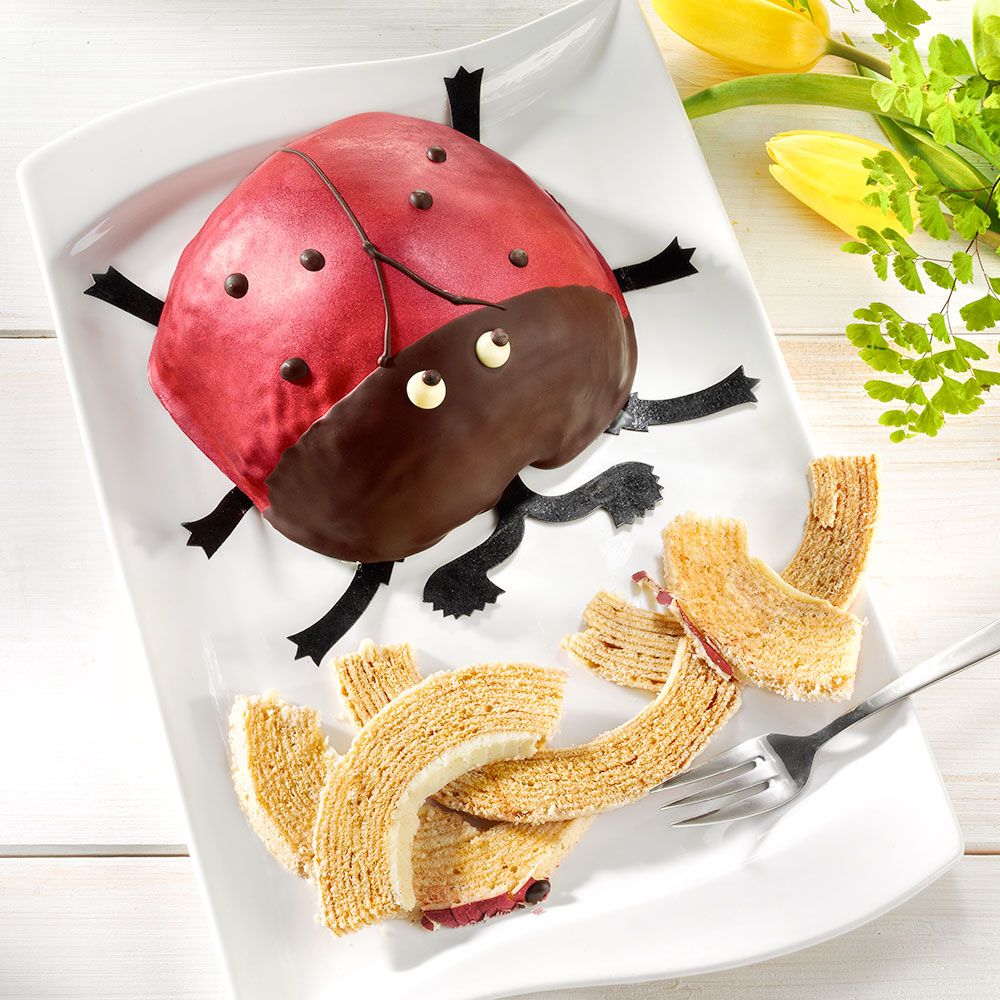 Baumkuchen Marienkäfer