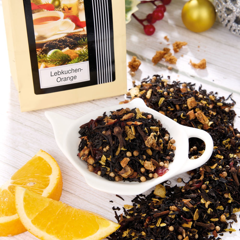Schrader Schwarzer Tee Lebkuchen-Orange, aromatisiert