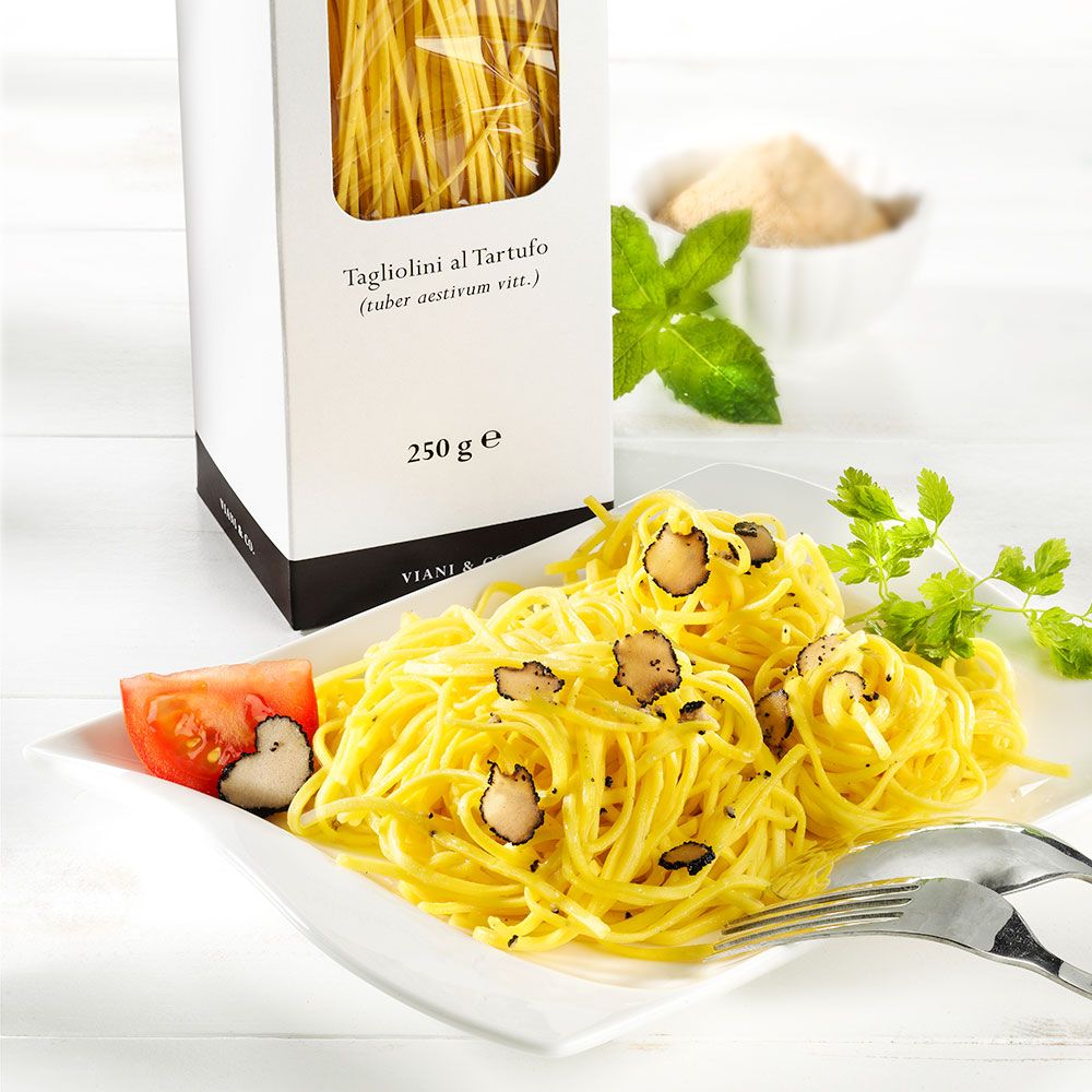 Tagliolini al Tartufo Eierbandnudeln mit Trüffeln