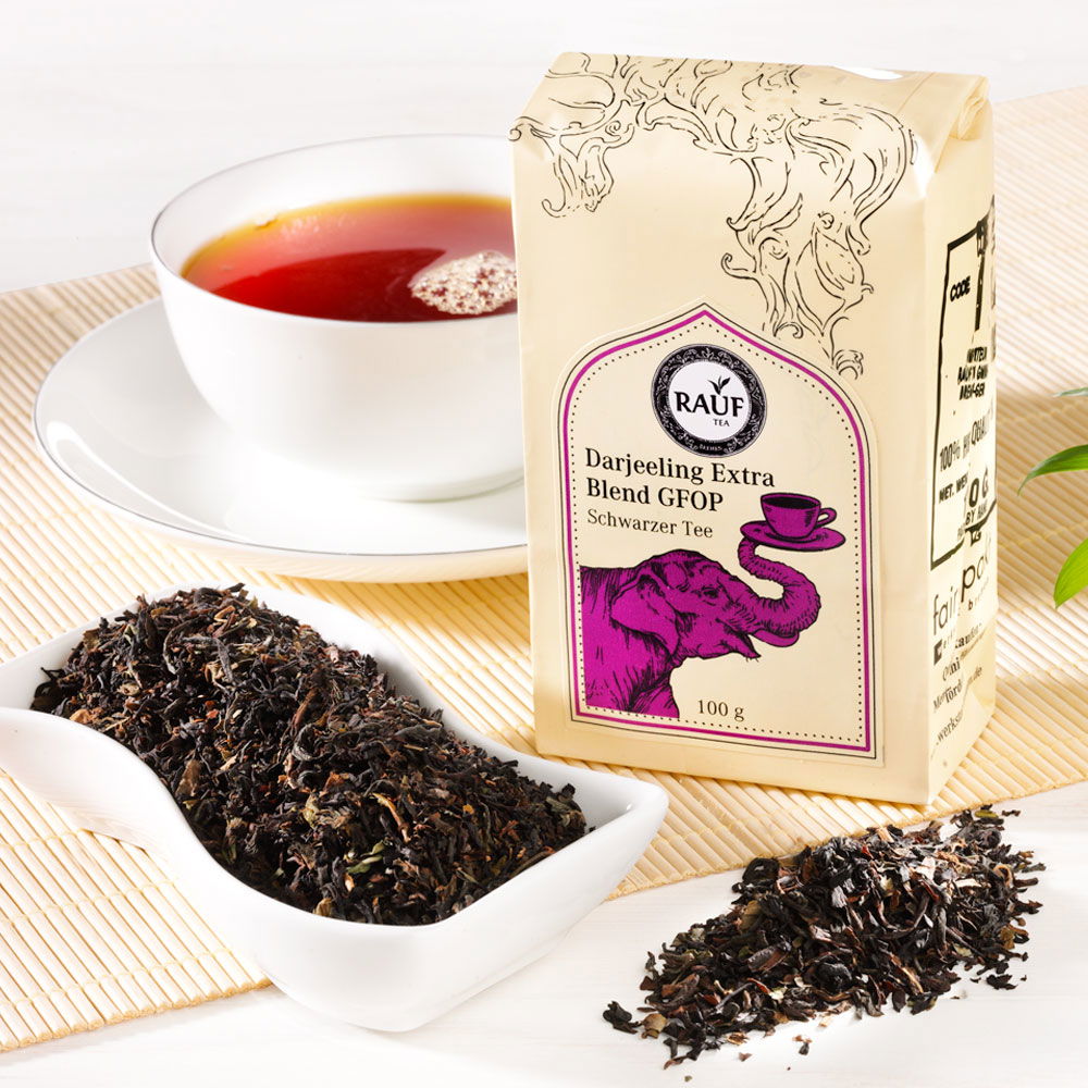 Rauf Tee Schwarzer Tee Darjeeling Extra Blend GFOP
