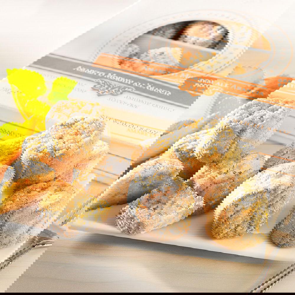 Weiche Amaretti mit Orangen