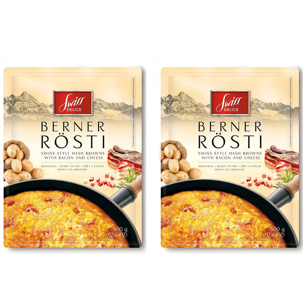 Berner Rösti mit geräuchertem Speck und Käse 2er-Set