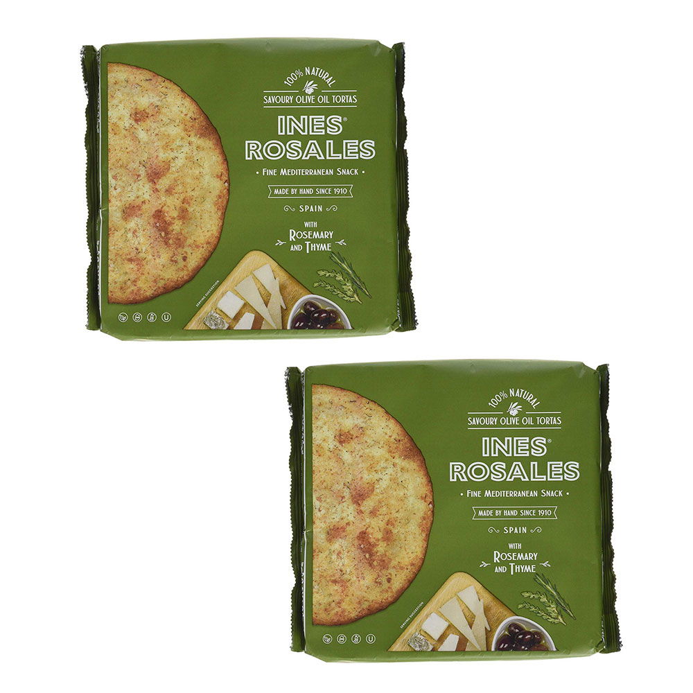 Tortas Ines Rosales mit Rosmarin und Thymian 2er-Set