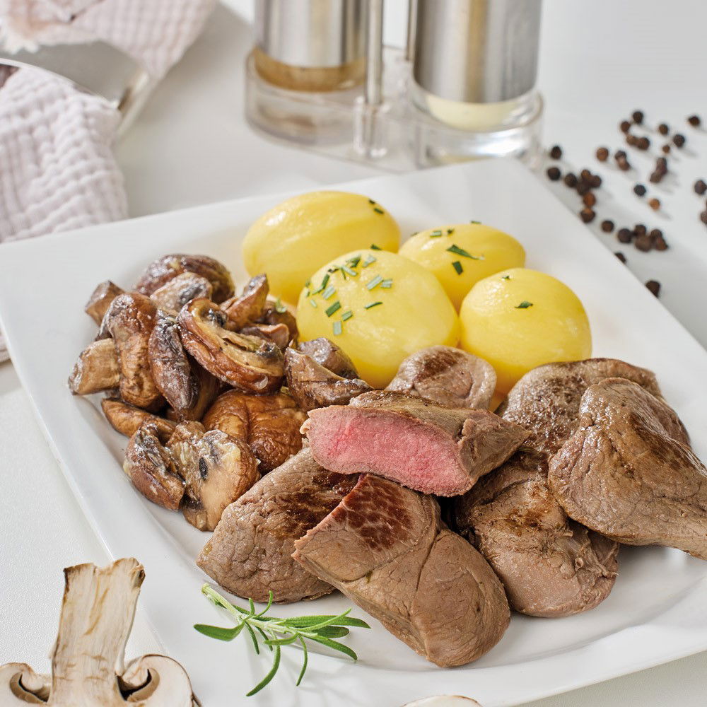 WILDHÜTERS Frisches Reh-Steak aus der Keule, Natur