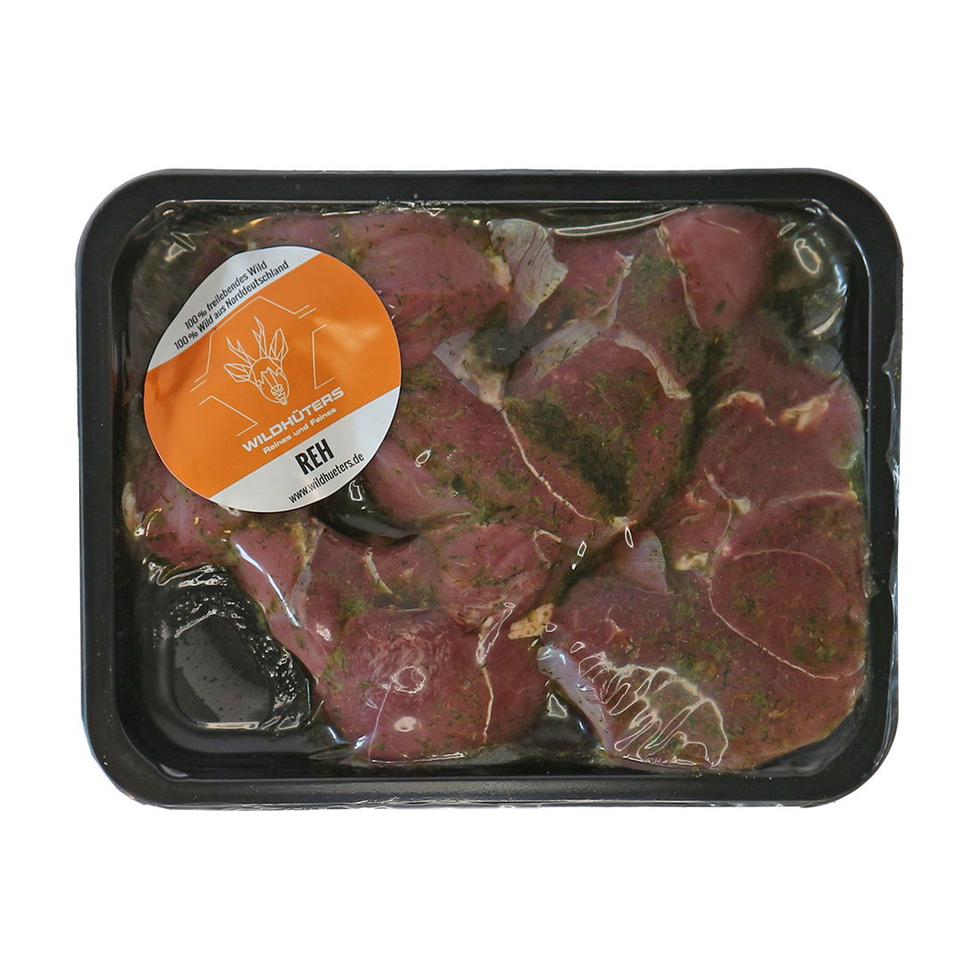 WILDHÜTERS Frisches Reh-Steak aus der Keule, mit Kräuterbutter