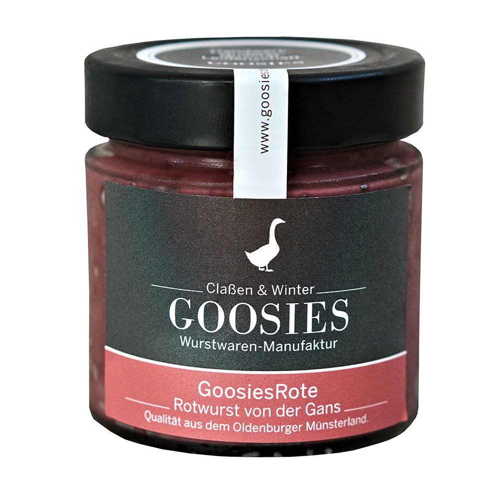 Goosies Rotwurst von der Gans