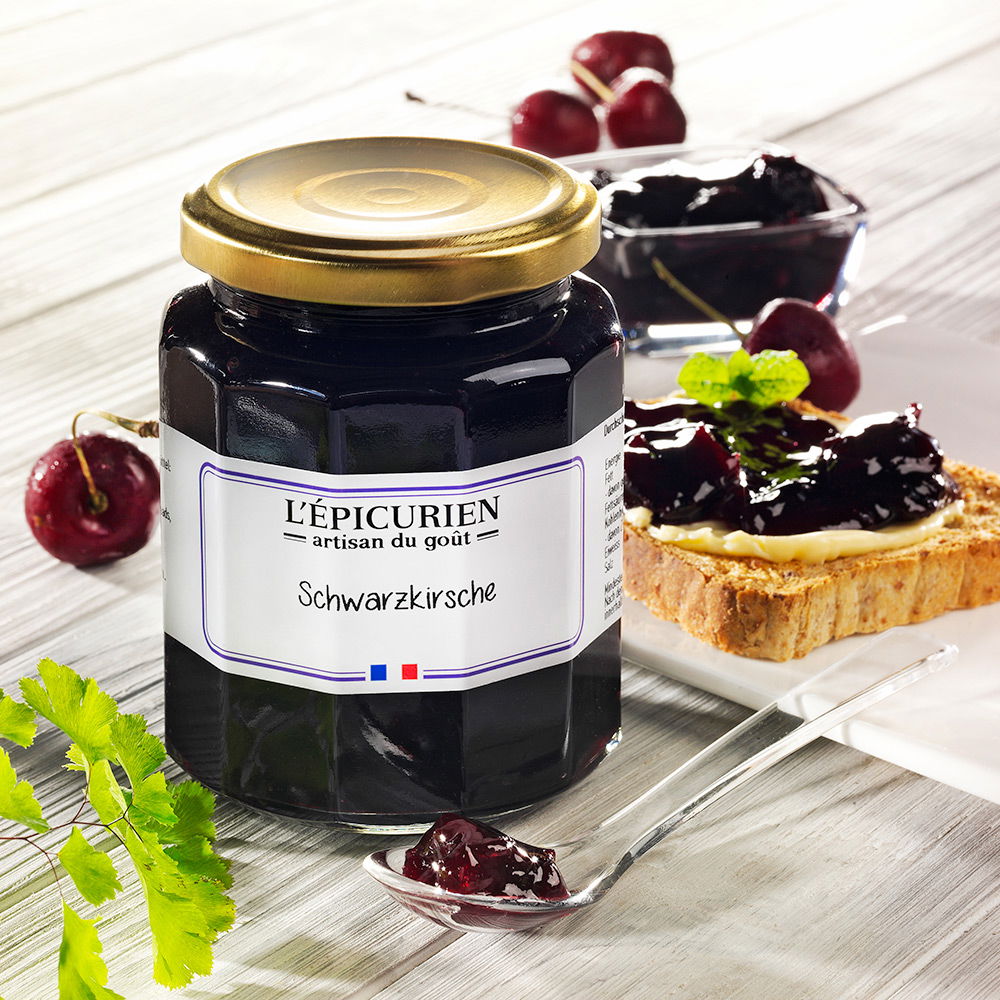 L'Épicurien Konfitüre Schwarzkirsche