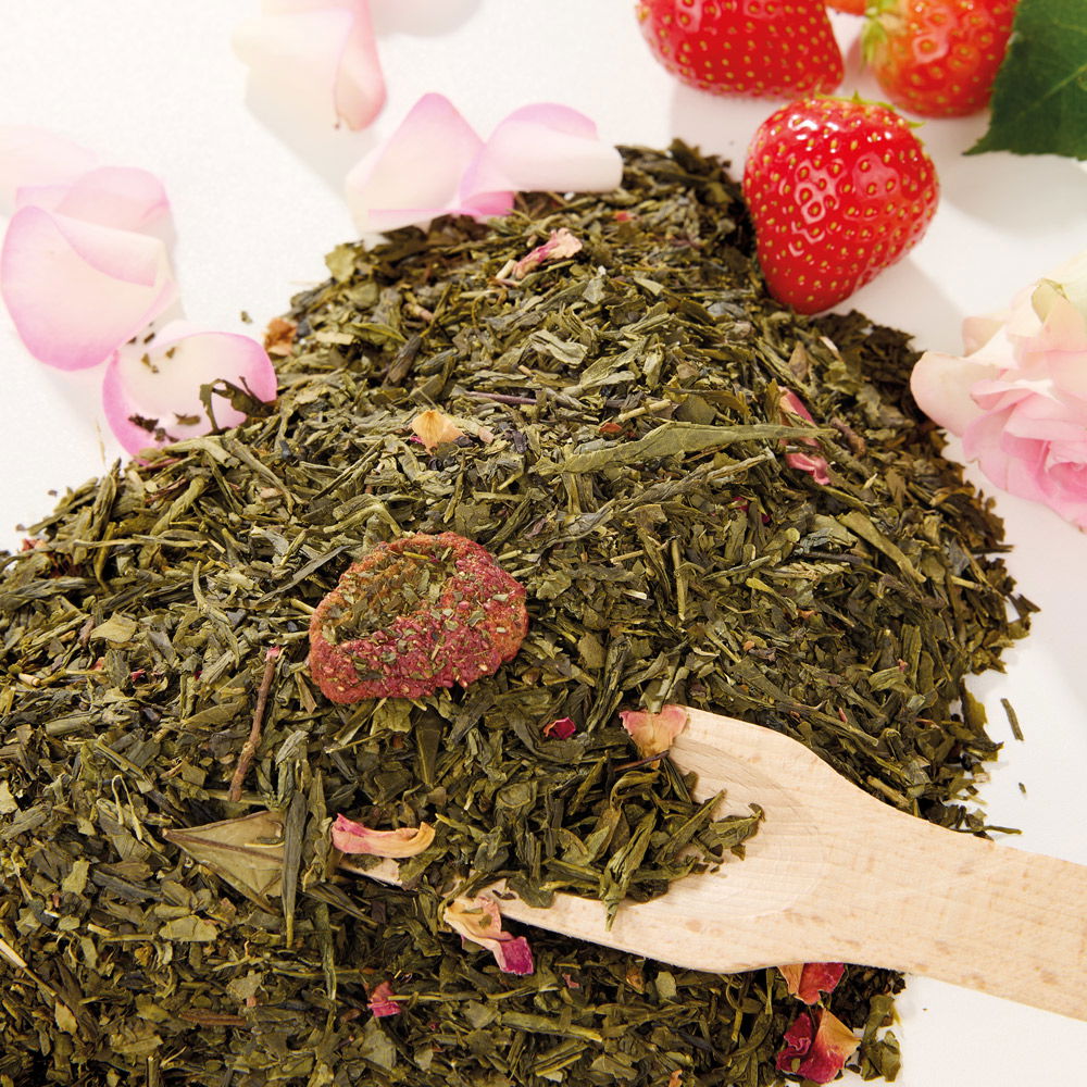Schrader Grüner Tee Strawberry Fresh