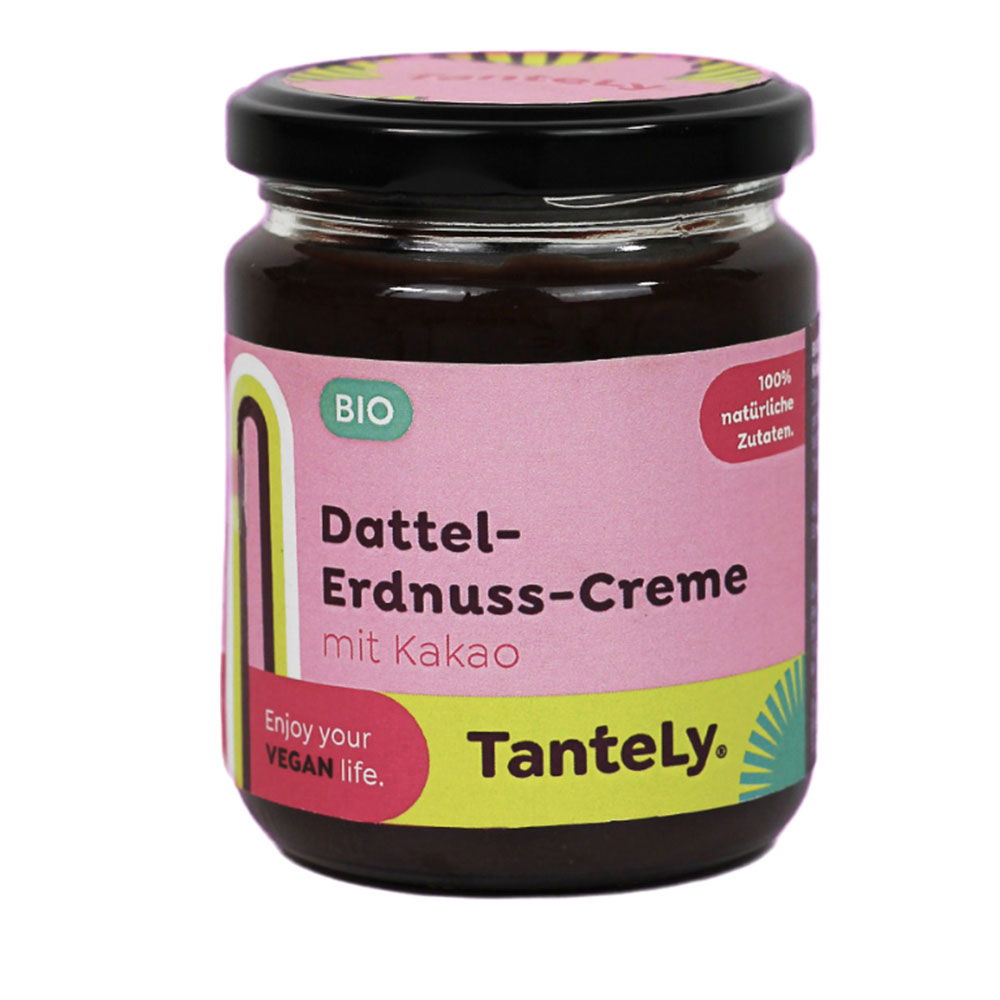 TanteLy Dattel-Erdnuss-Creme mit Kakao Bio