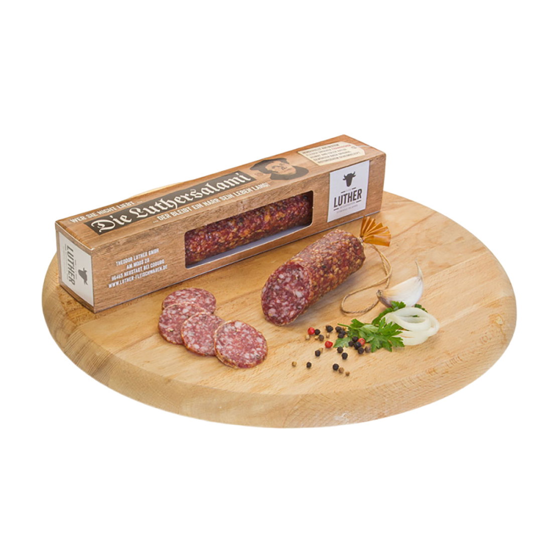 Luther Salami, im Stück