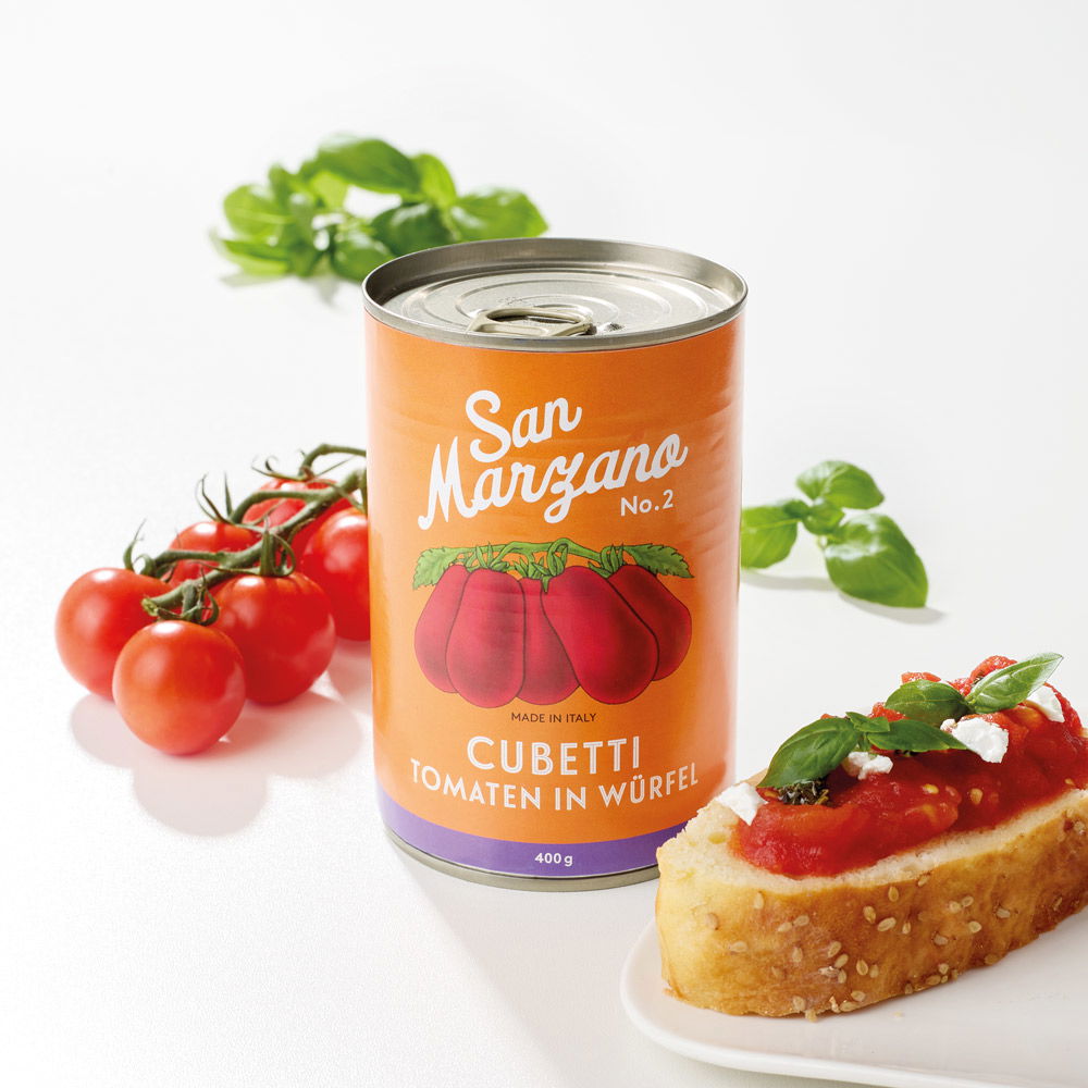 Gewürfelte Tomaten San Marzano No. 2 "Cubetti" 3er-Set