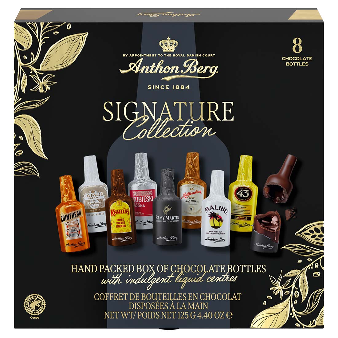 Anthon Berg Signature Collection Schokoladen Likör-Fläschchen