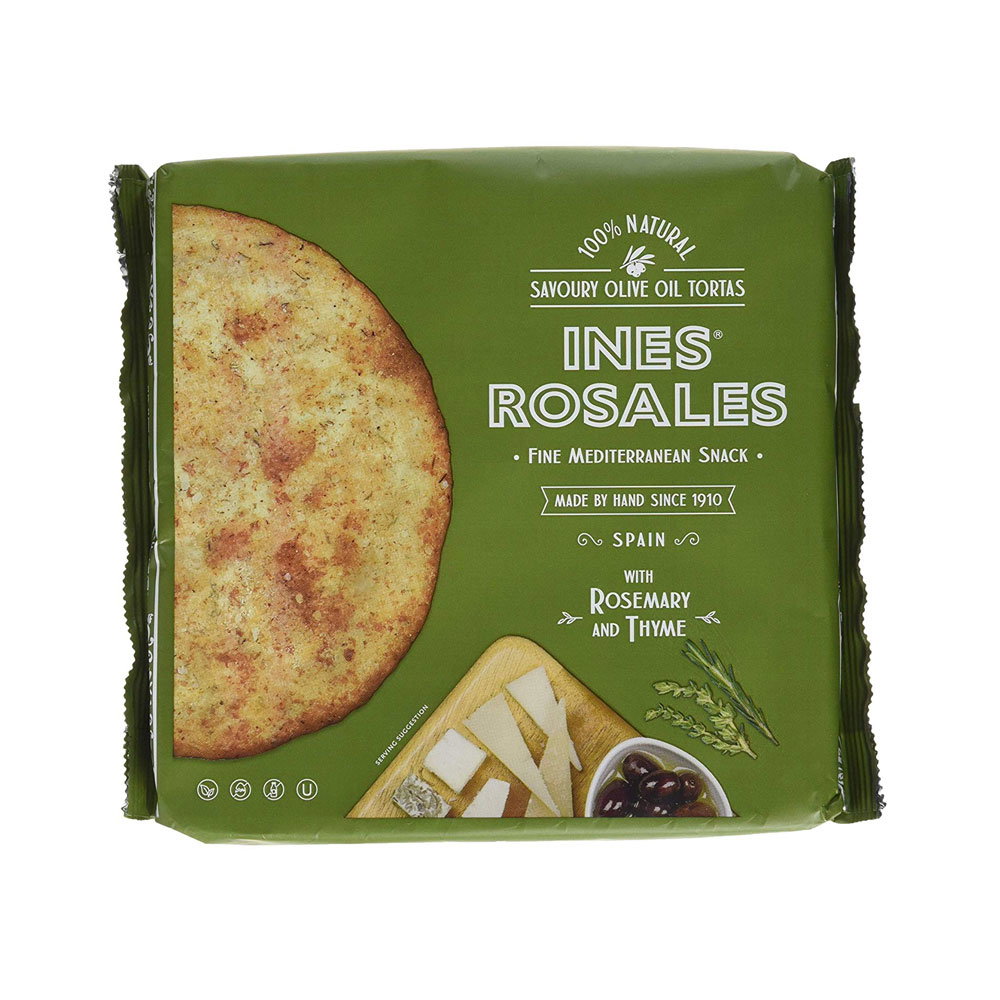 Tortas Ines Rosales mit Rosmarin und Thymian