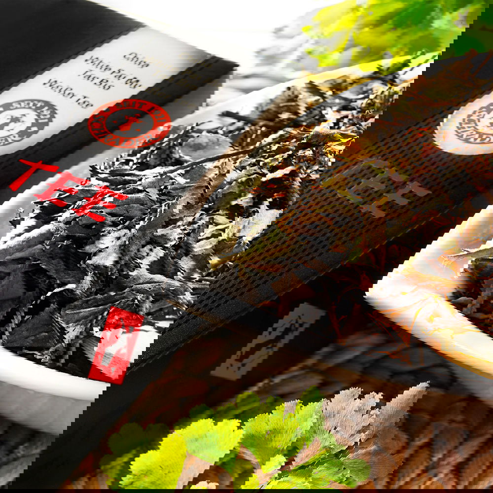 Schrader Weißer Tee China White Pai Mu Tan Bio