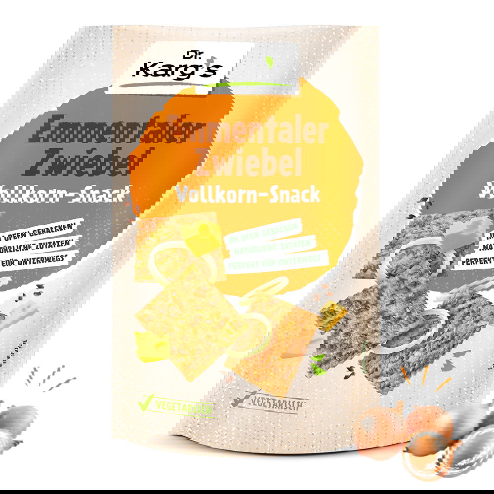 Dr. Karg's Emmentaler Zwiebel Vollkorn-Snack 