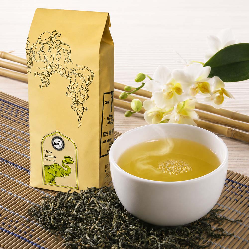 Rauf Tee Grüner Tee China Jasmin, aromatisiert